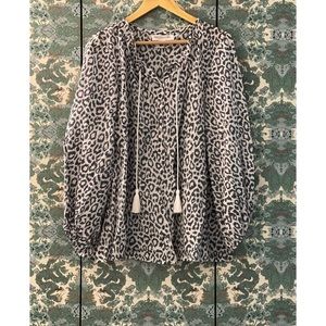 Emerson Fry Bardot Top Leopard